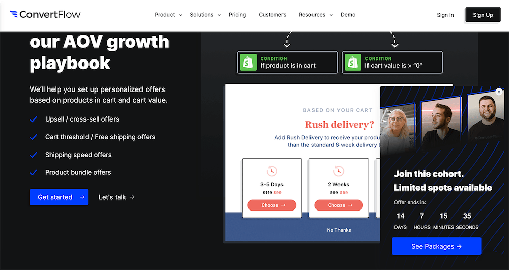 Offer widget example