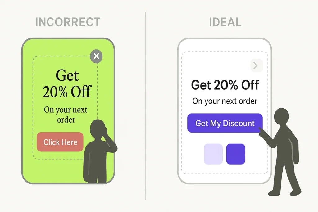 Design Principles for Offer Displays