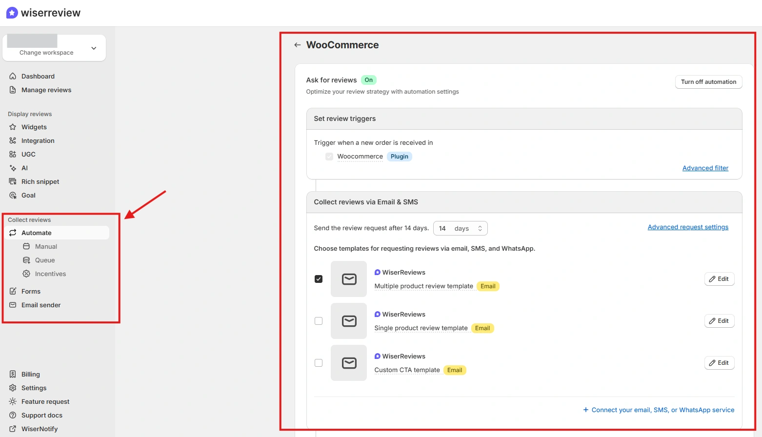Automated Review Requests